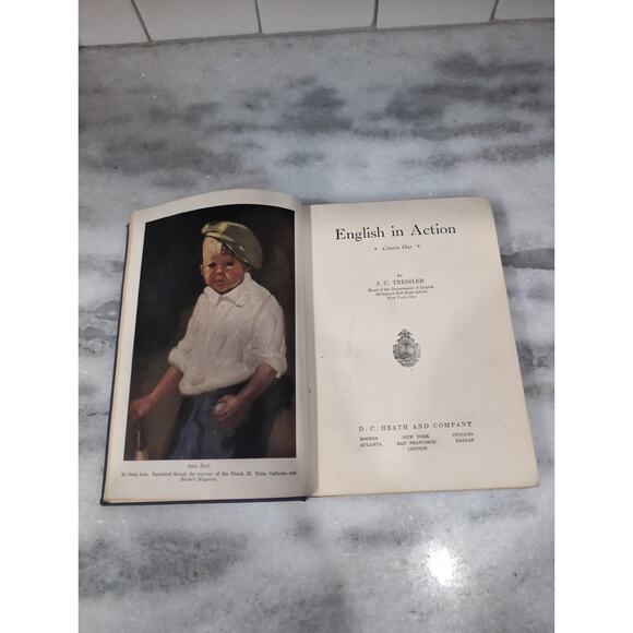 English In Action:‎ Course One by J. C. Tressler, Educational Hardcover, 1930 - Picture 3 of 8